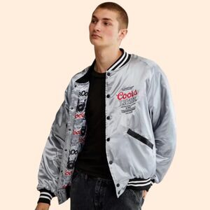 The Laundry Room Coors Satin Varsity Jacket